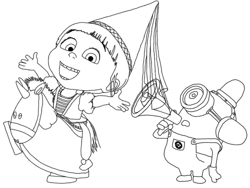 Despicable Me 22 Cool Coloring Page
