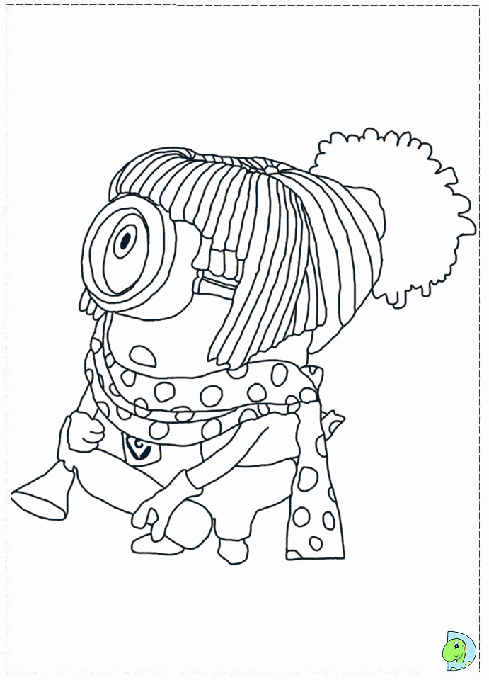 Cool Despicable Me 25 Coloring Page