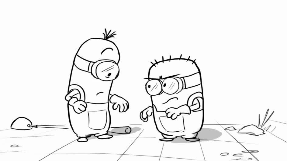 Cool Despicable Me 6 Coloring Page