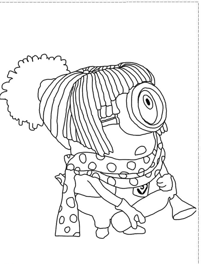 Despicable Me 9 Cool Coloring Page