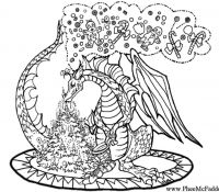 Detailed Dragon 19 For Kids