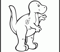 Printable Dinosaur For Kids