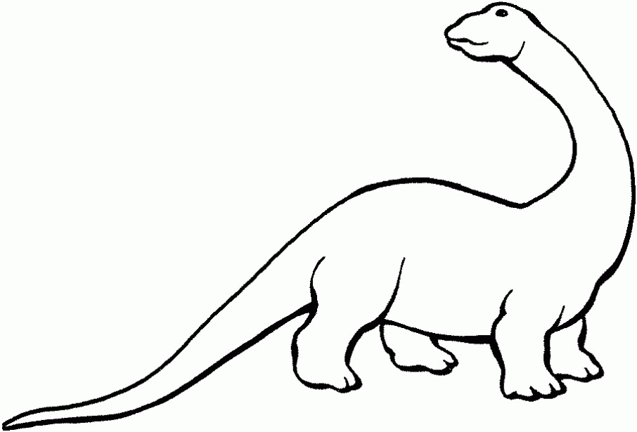 Printable New Dinosaur Only For Kids Cool Coloring Page