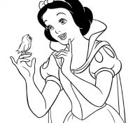 Disney Snow White Talk To Bird For Kids