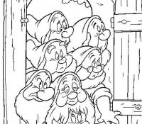 Seven Dwarfs In House For Kids