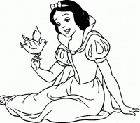 Cool Disney Snow White And Bird