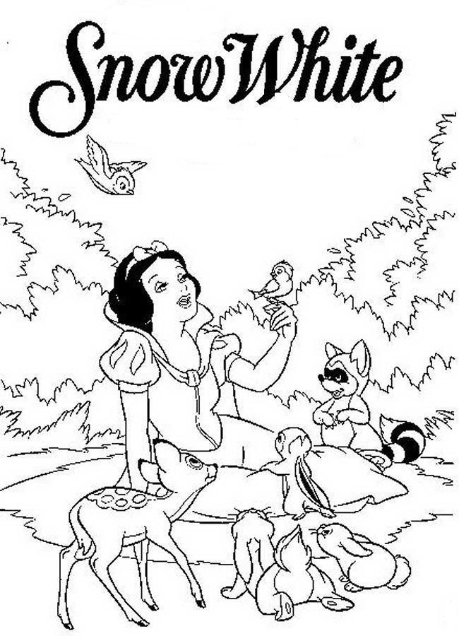 Disney Snow White 11 Cool Coloring Page