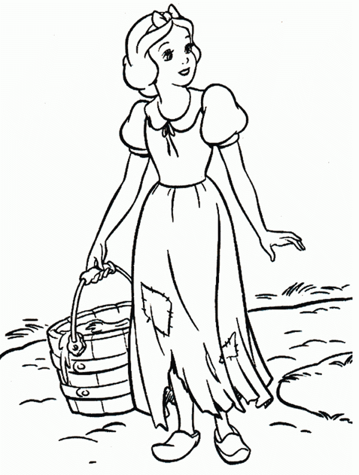 Disney Snow White 15 Cool Coloring Page