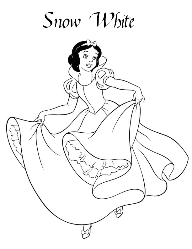 Disney Snow White With Nice Dress Cool