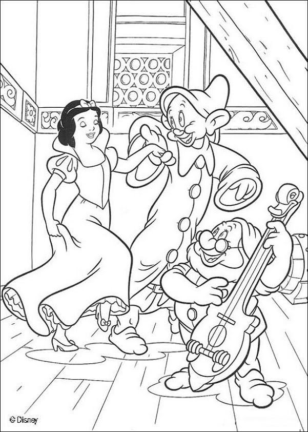 Cool Disney Snow White 8 Coloring Page