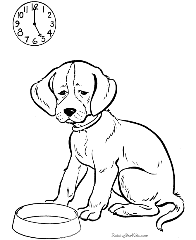 Dog 1 Cool Coloring Page
