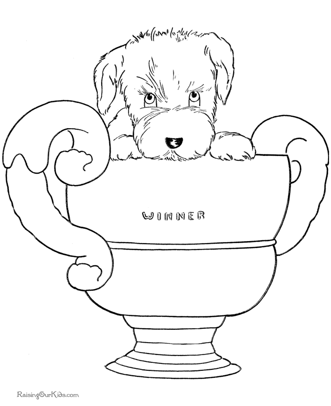 Dog 23 Cool Coloring Page