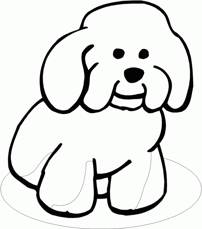 Dog 3 Cool Coloring Page