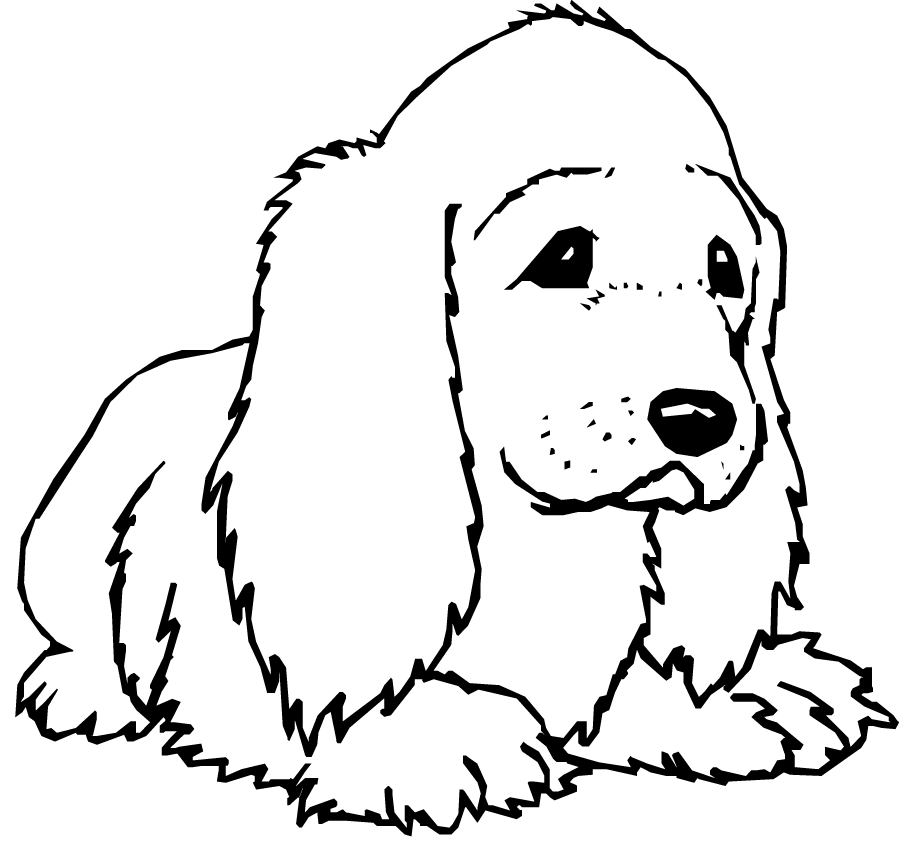Cool Dog 4 Coloring Page