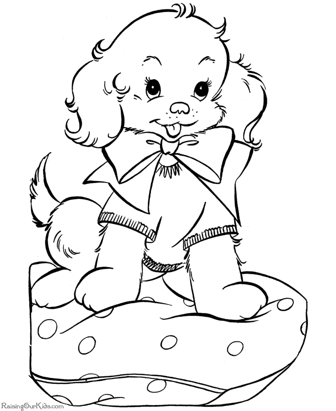 Cool Dog 40 Coloring Page