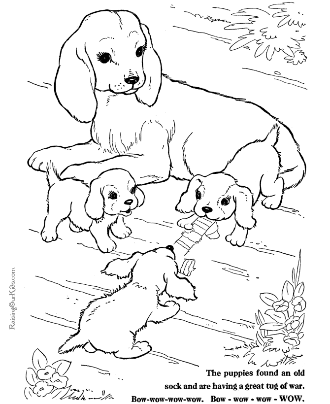 Dog 45 Cool Coloring Page