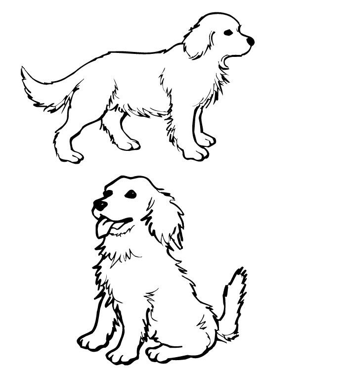 Dog 46 For Kids Coloring Page