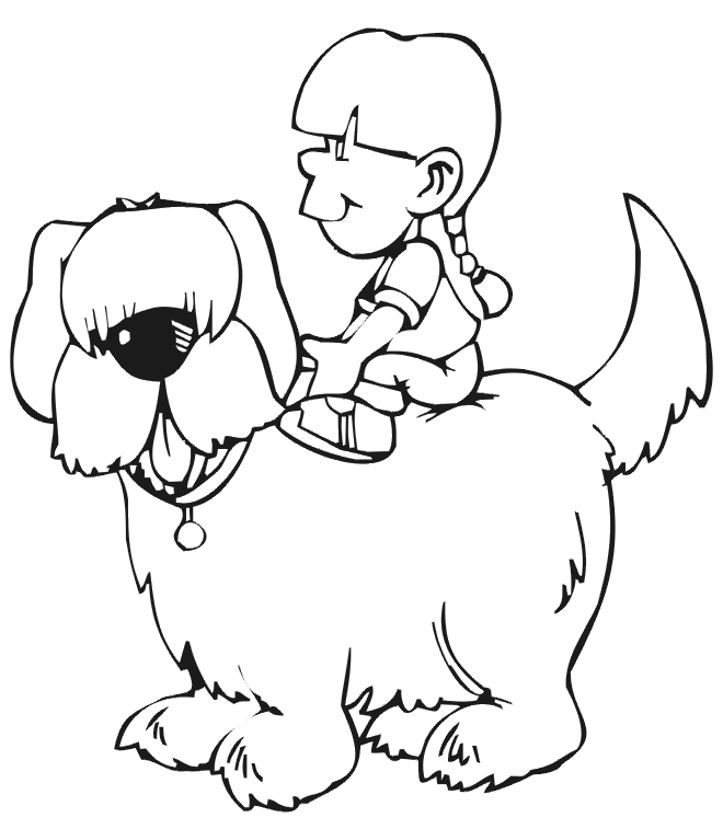 Dog 50 For Kids Coloring Page