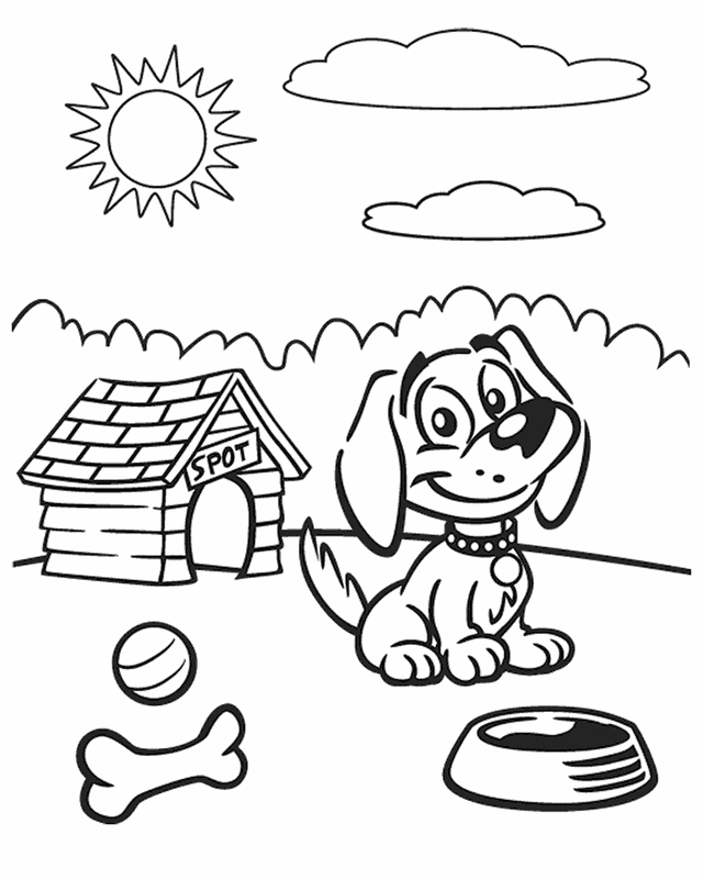 Dog 52 Cool Coloring Page