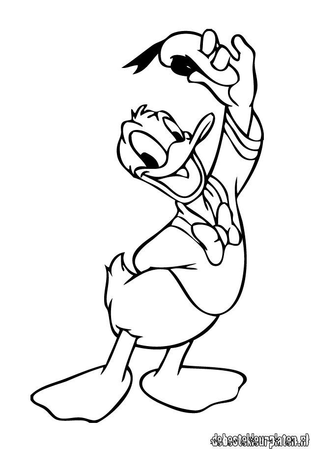 Cool Donald Duck 13 Coloring Page
