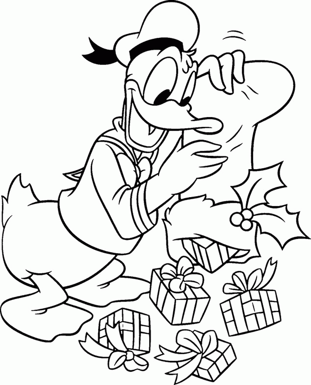Donald Duck 26 Cool Coloring Page