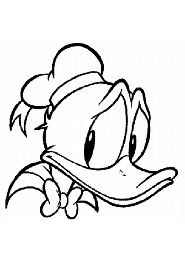 Donald Duck 27 For Kids Coloring Page
