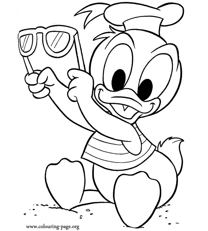 Donald Duck 30 Cool Coloring Page