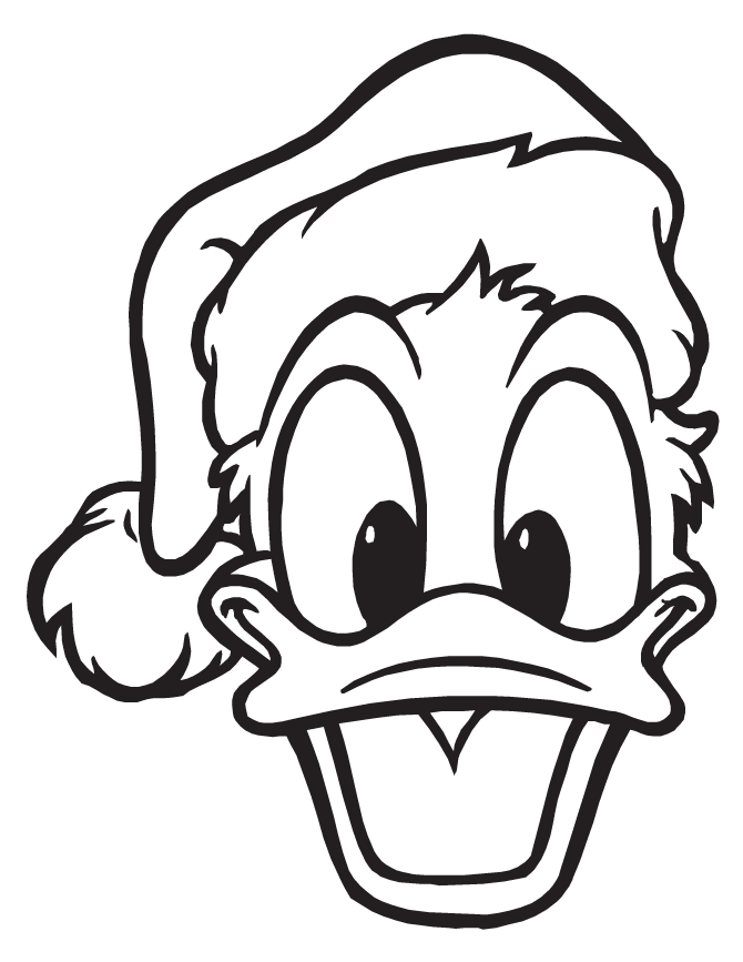 Donald Duck 4 Cool Coloring Page