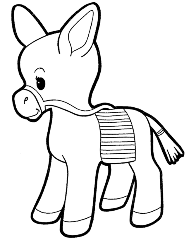 Donkey 2 Cool Coloring Page