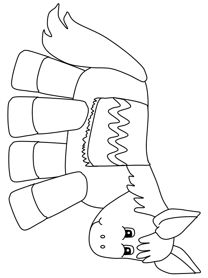 Donkey 20 For Kids Coloring Page