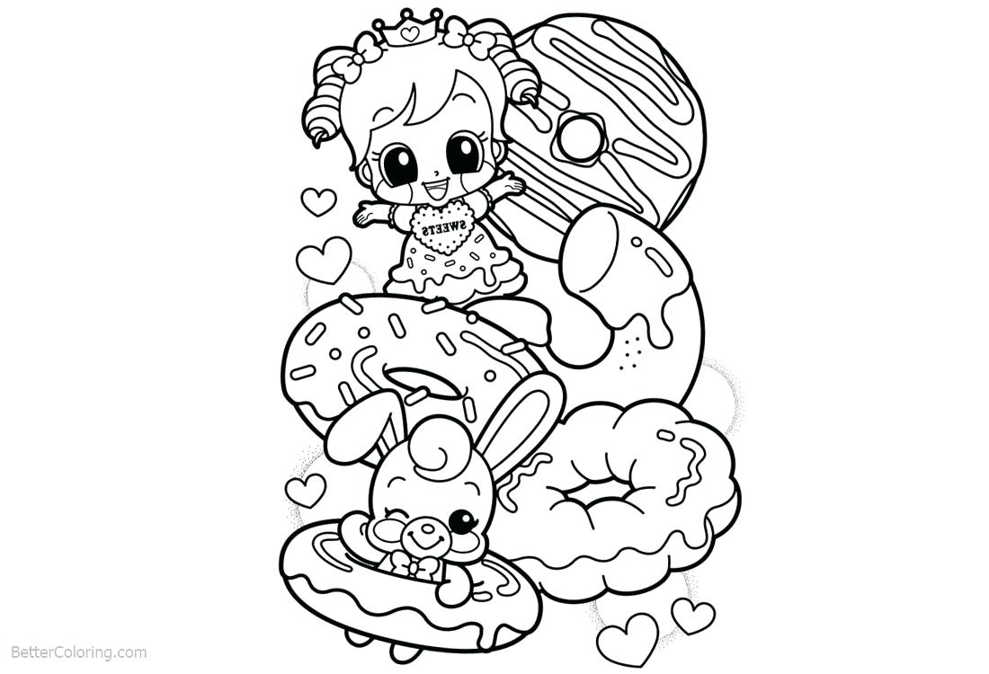 Donut Coloring Pages   Coloring Cool