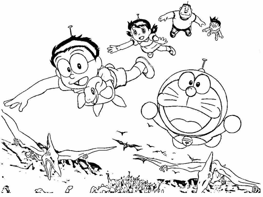 Doraemon 24 For Kids Coloring Page