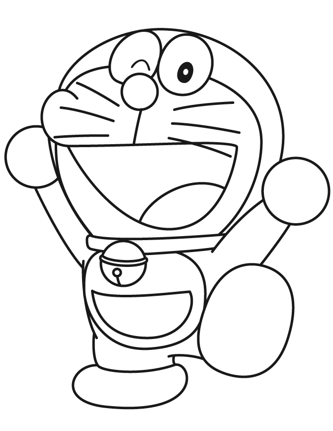 Cool Doraemon 26 Coloring Page