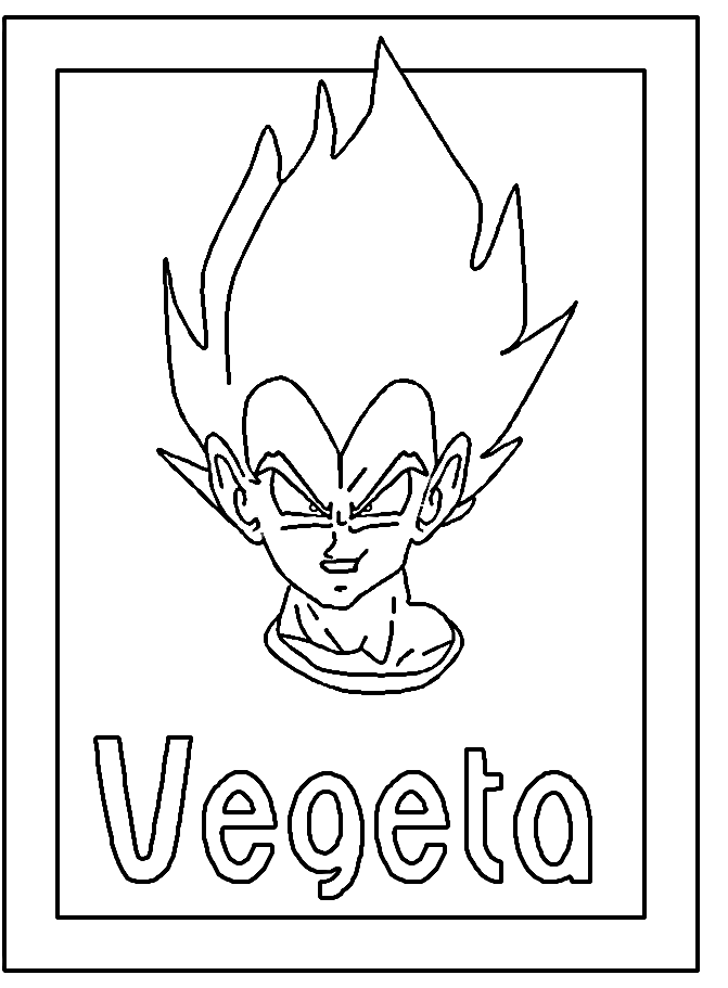 Dragon Ball Z 13 For Kids Coloring Page