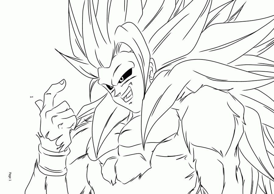 Dragon Ball Z 18 Cool Coloring Page