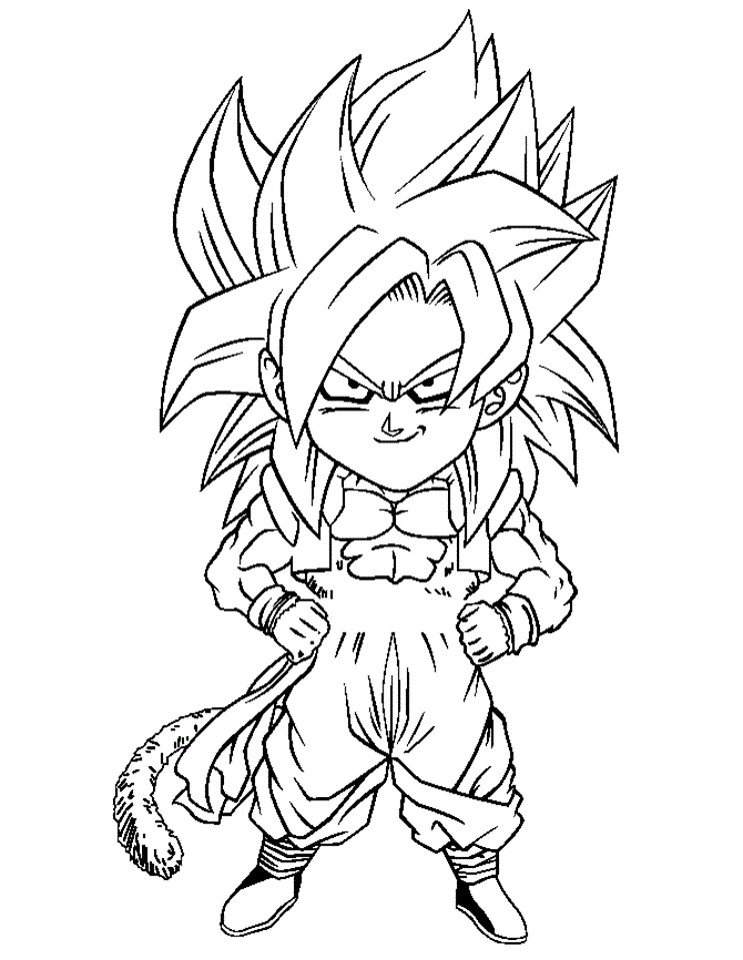 Dragon Ball Z 21 For Kids Coloring Page