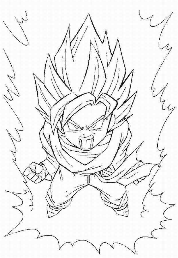 Dragon Ball Z 26 Cool Coloring Page
