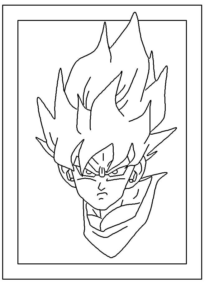Cool Dragon Ball Z 27 Coloring Page