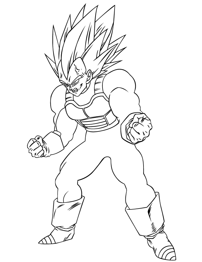 Dragon Ball Z 28 Cool Coloring Page