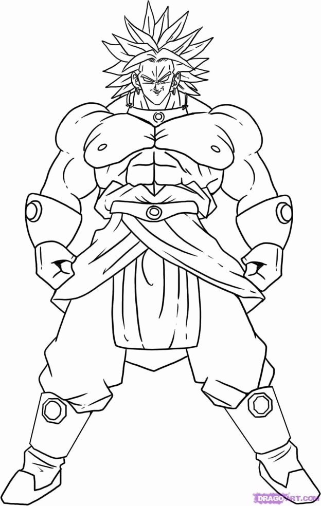 Cool Dragon Ball Z 3 Coloring Page