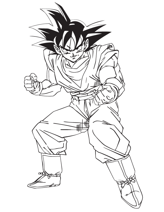 Cool Dragon Ball Z 30 Coloring Page