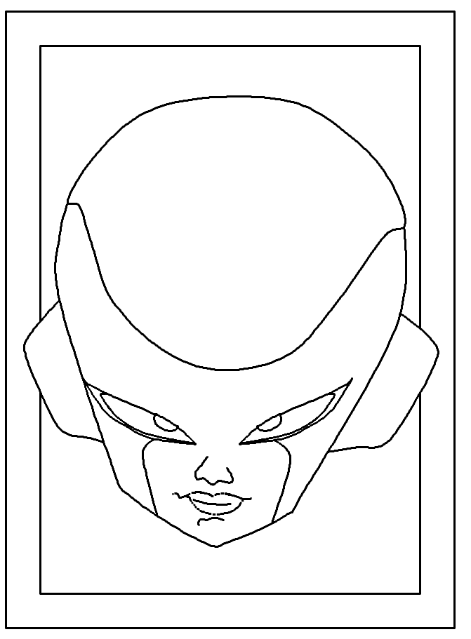 Dragon Ball Z 9 For Kids Coloring Page