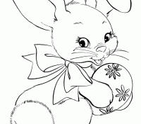 Cool New Rabbit Holds Easter Egg