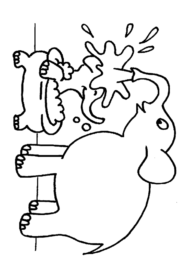Elephant 1 Cool Coloring Page