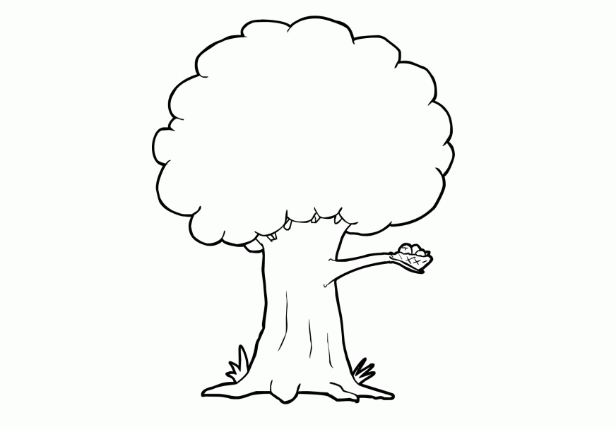 Cool Fall Tree 19 Coloring Page