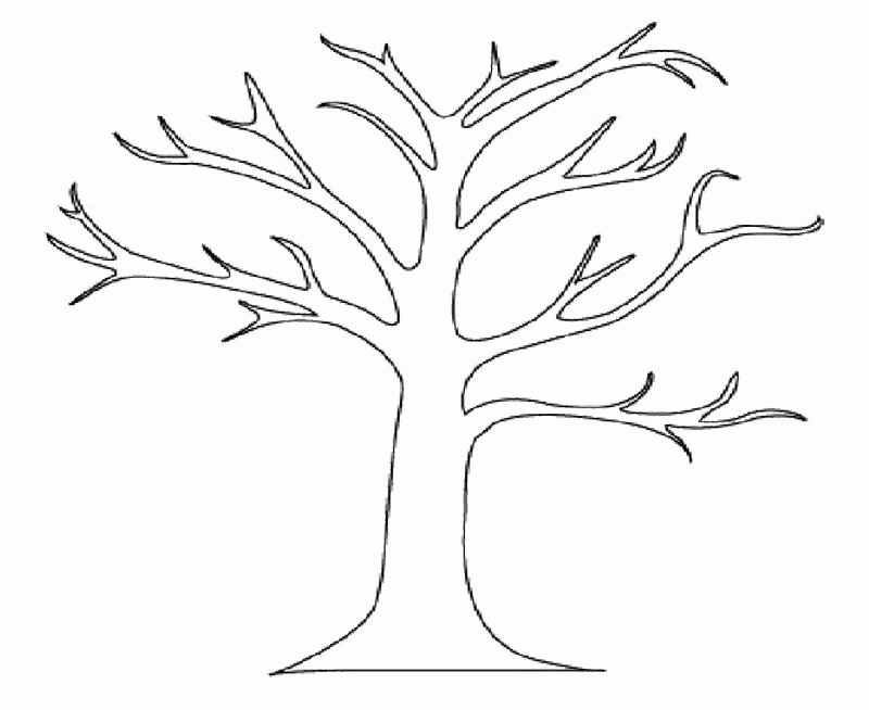 Fall Tree 2 Cool Coloring Page