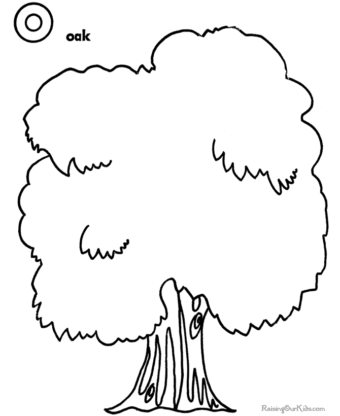 Cool Fall Tree 31 Coloring Page