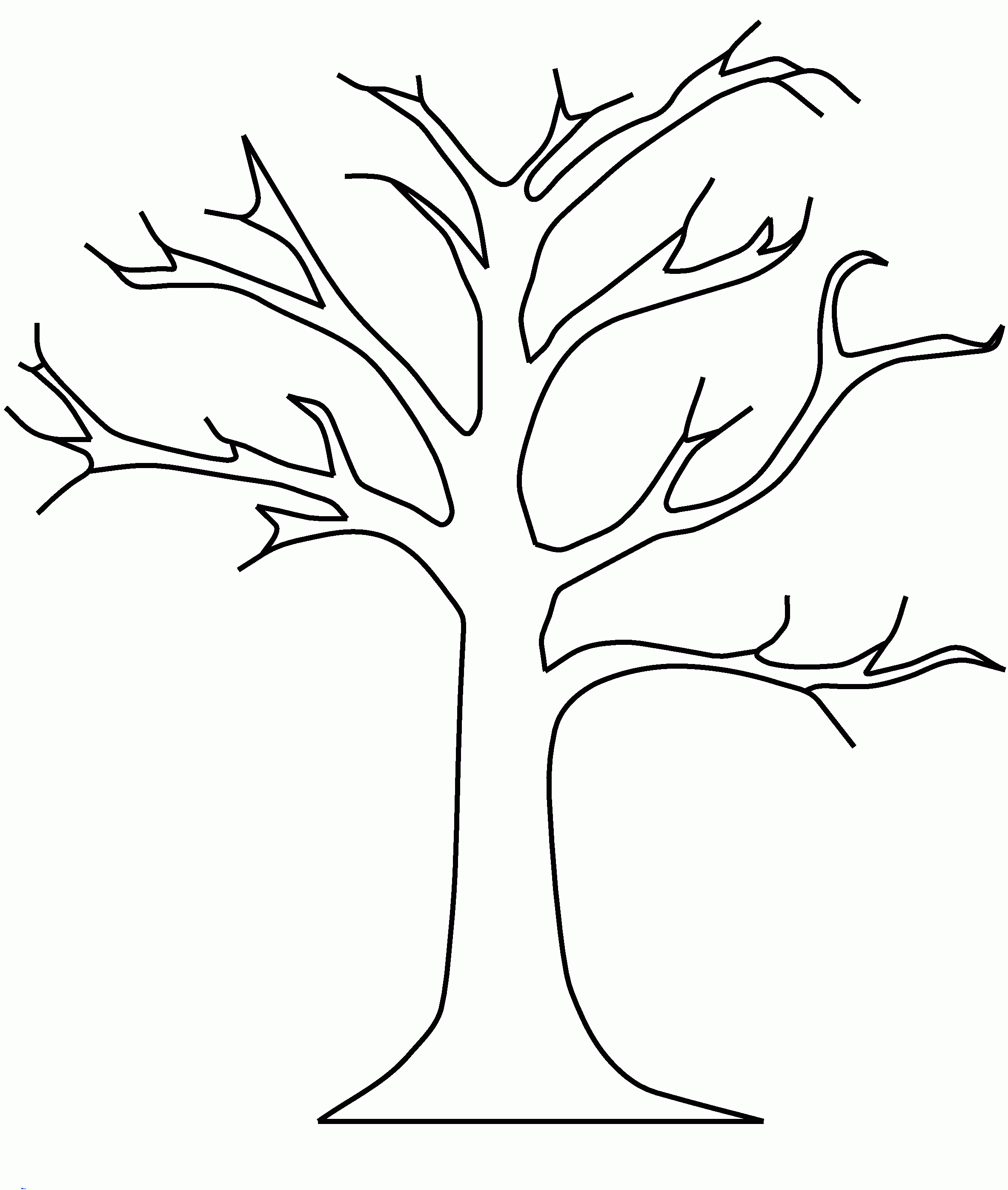 Fall Tree 8 Cool Coloring Page