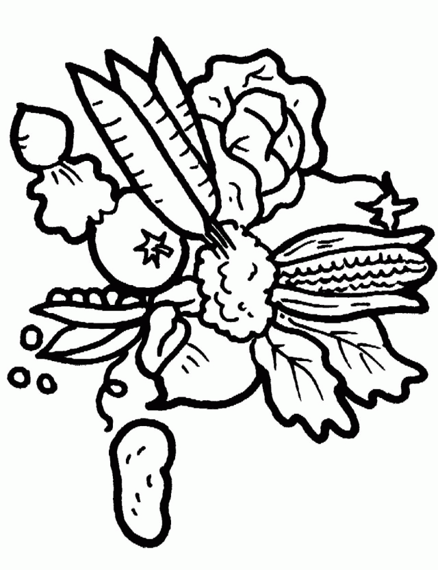 Fast Food 12 Cool Coloring Page