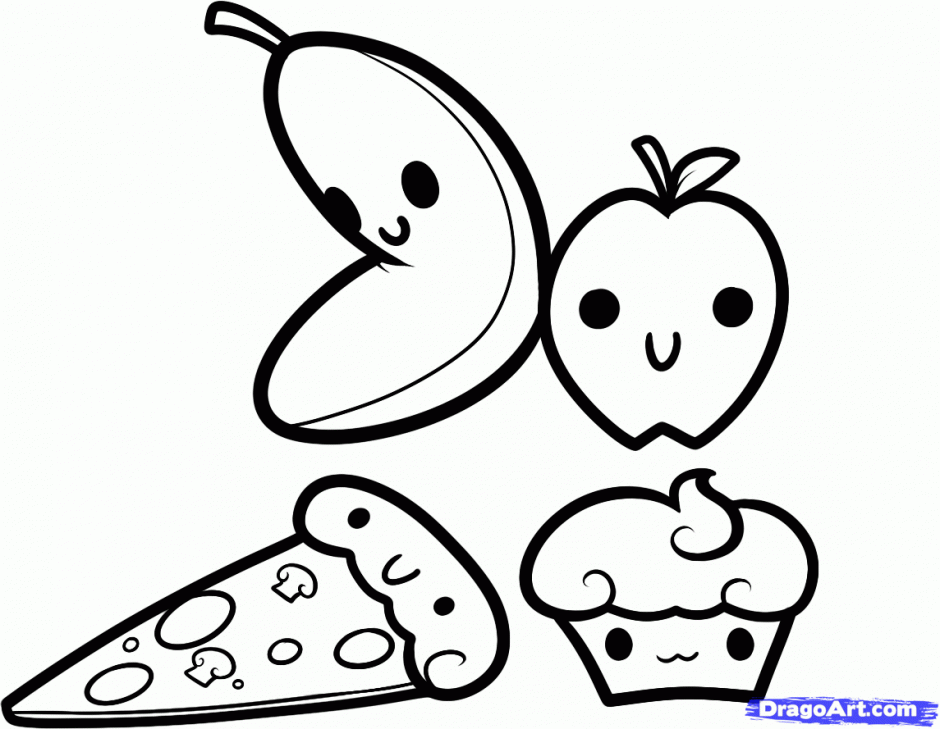 Fast Food 4 Cool Coloring Page